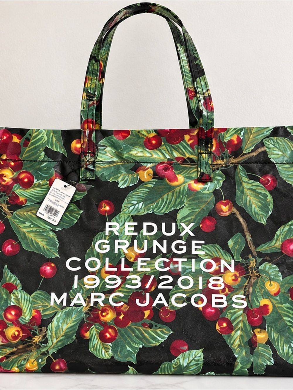 NEW WITH TAGS (NWT) Marc Jacobs Redux Grunge Collection 1993/2018 Cherry Vinyl T